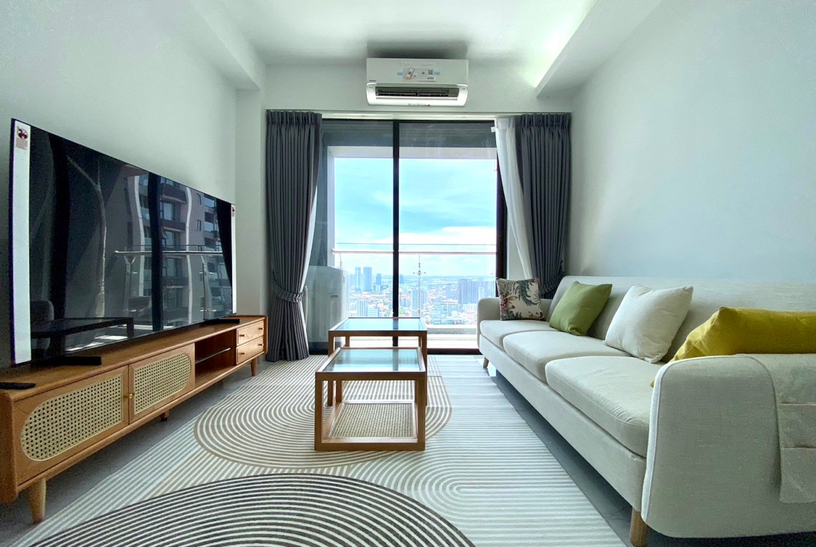 Brand new two bedroom for rent with fully furnished