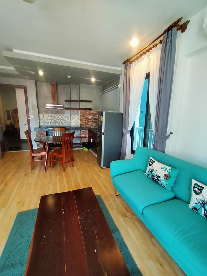 western style one bedroom for rent with fully furniture,