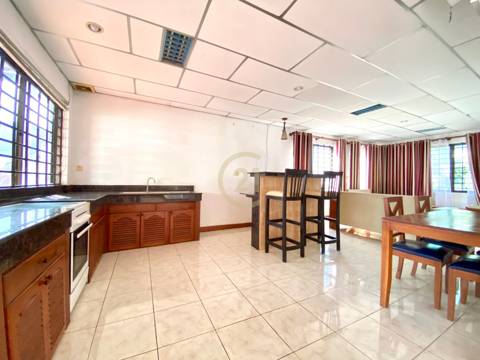 One bedroom for rent with big terrace in Doun Penh