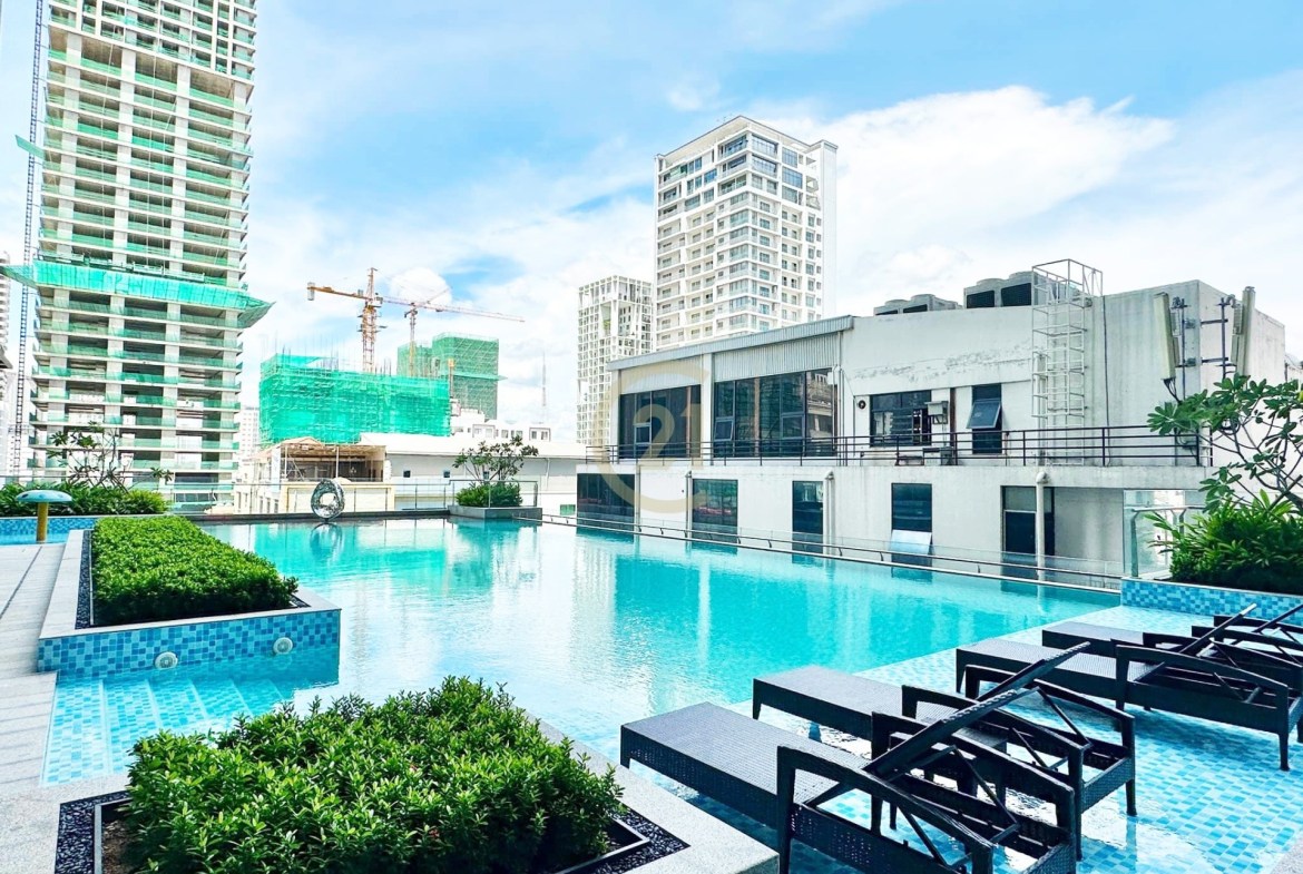 Modern Agile studio room for rent at BKK1