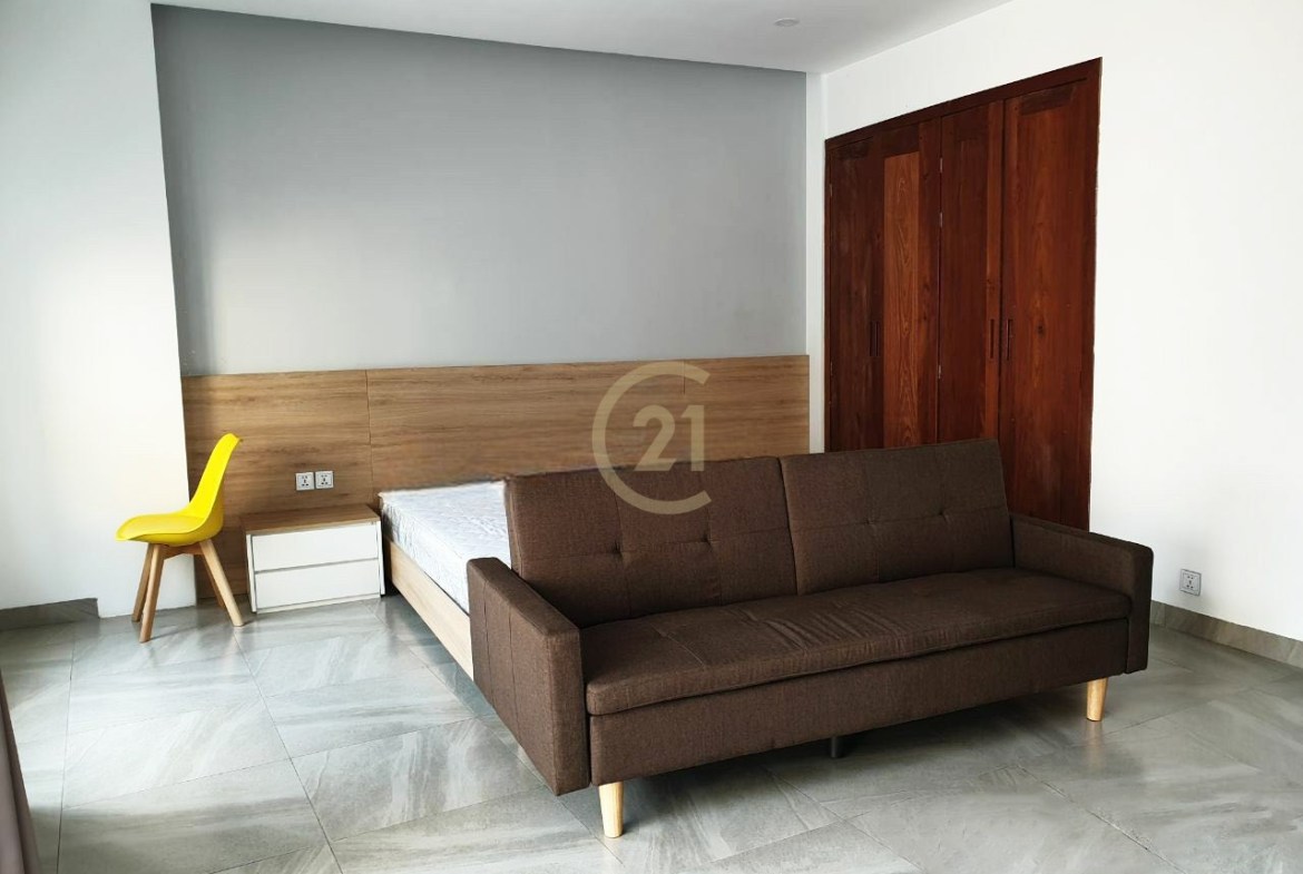 Studio room for rent with fully furnished at Tonle Bassac