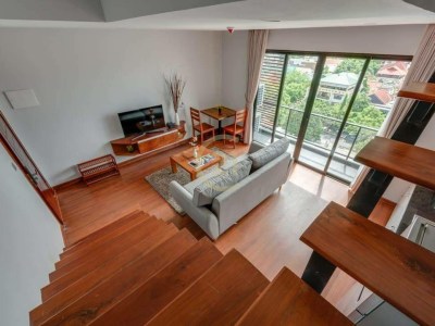Duplex One bedroom for rent at BKK1