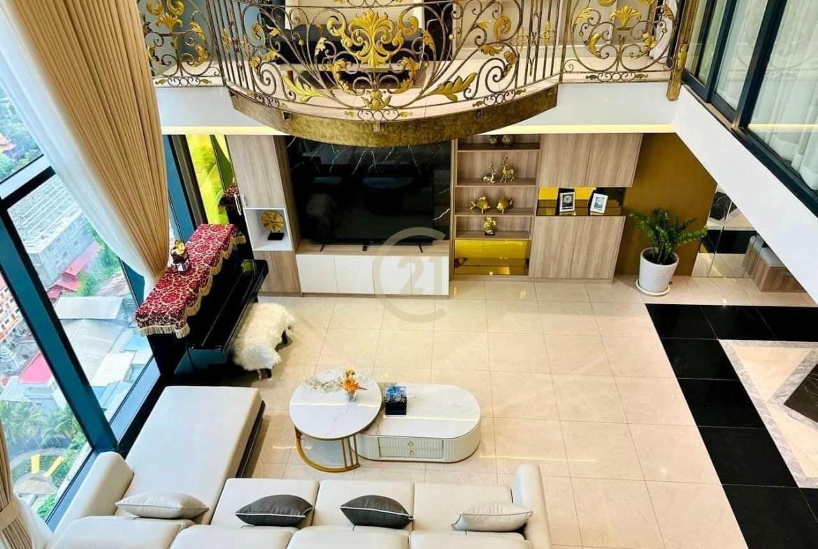 Penthouse four bedroom for rent with fully furnished