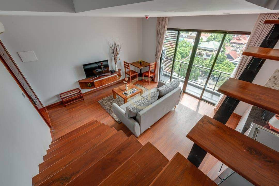 Duplex 1 Bedroom Apartment for Rent in BKK1 Area