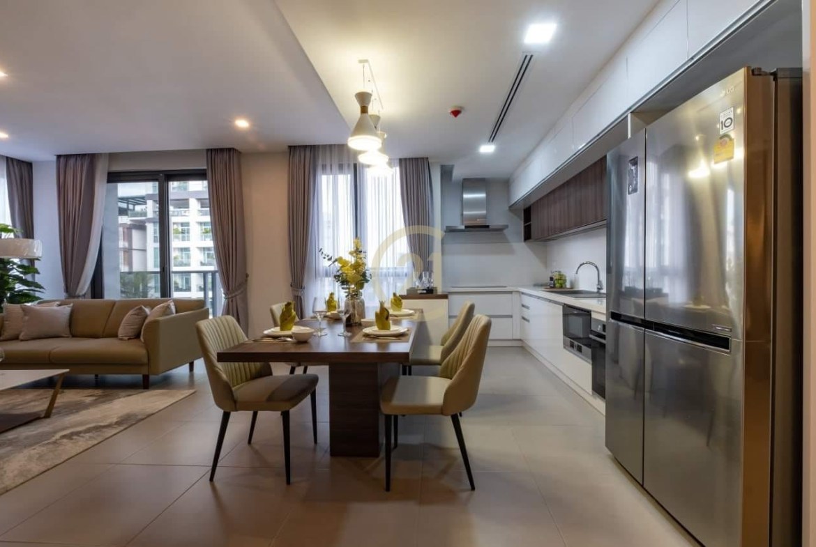 Luxury two bedroom for rent with fully furniture