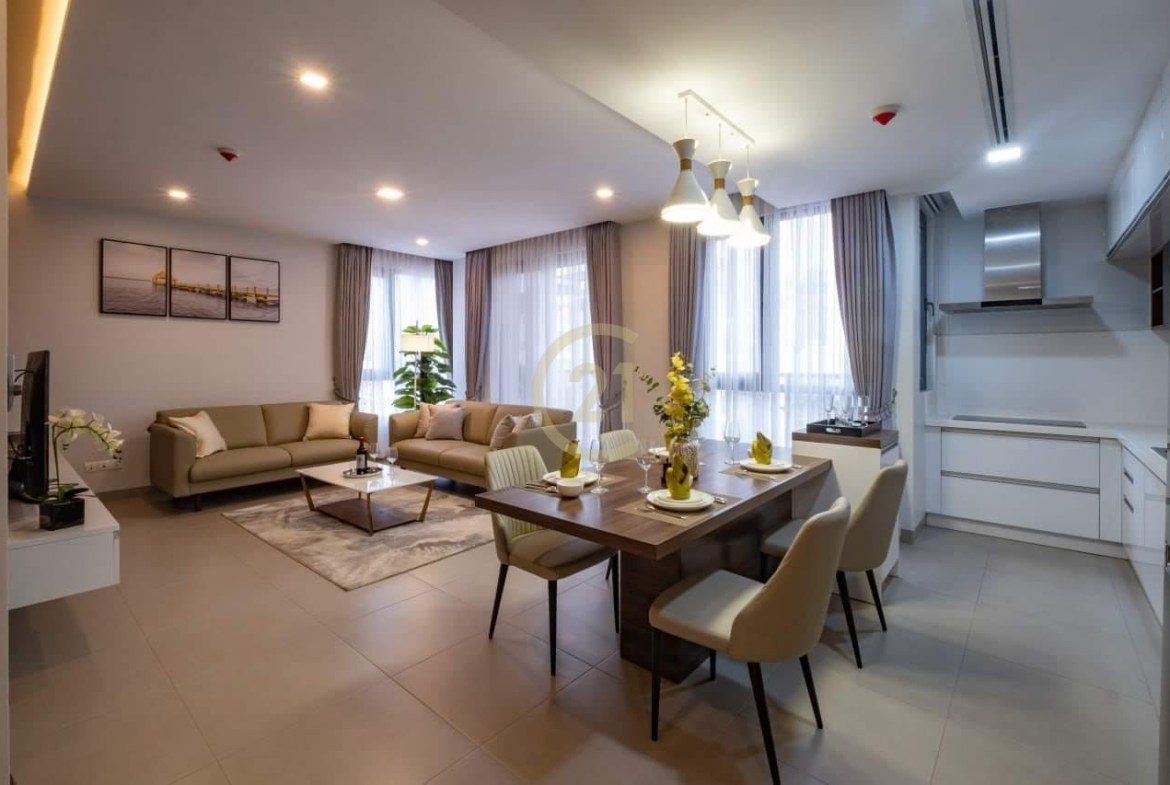 Luxury two bedroom for rent with fully furniture