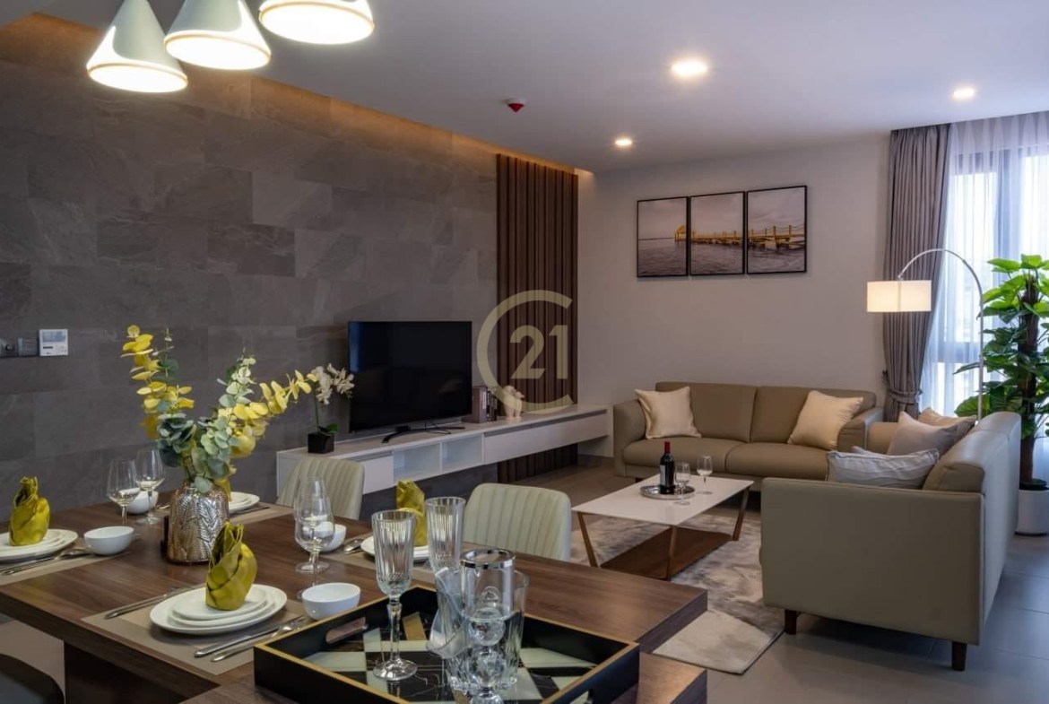 Luxury two bedroom for rent with fully furniture