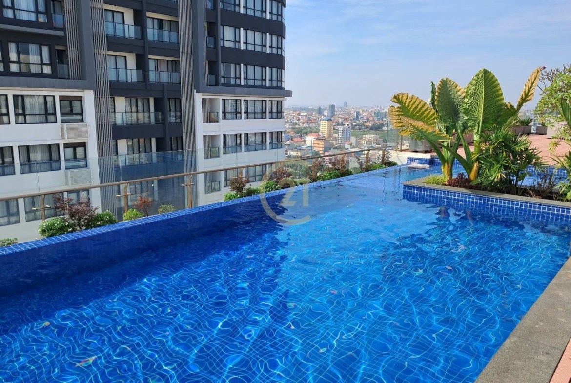 Luxury studio room for rent at Tonle Bassac