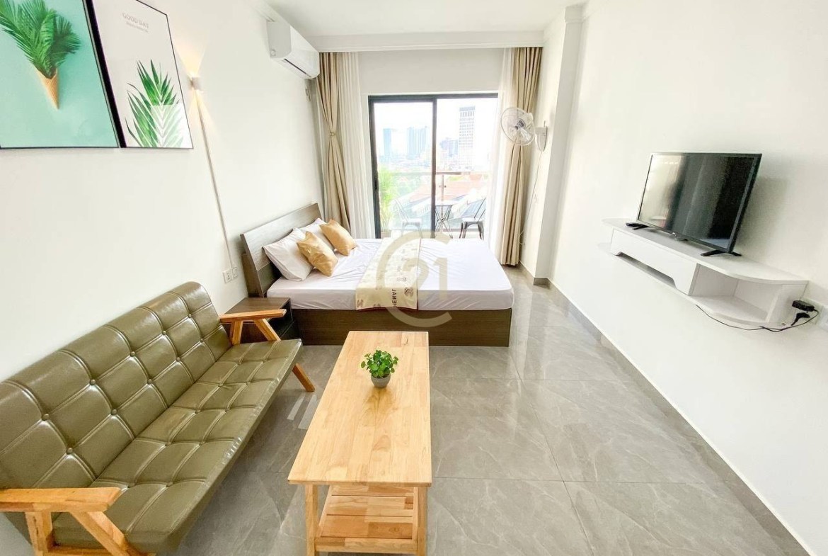 Modern studio room for rent at Dunh Penh