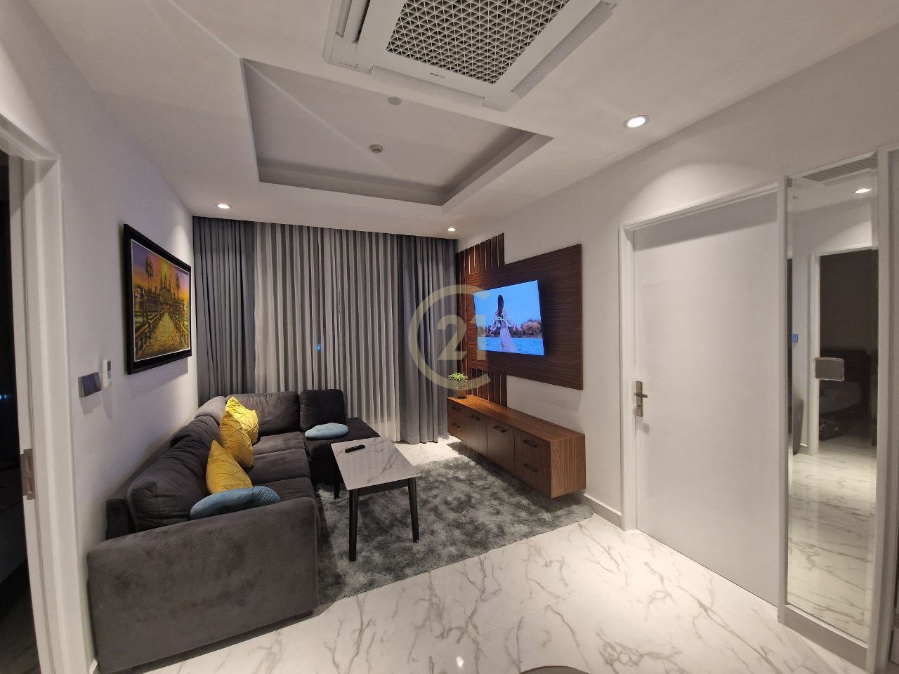 Brand new two bedroom for rent at Bkk1