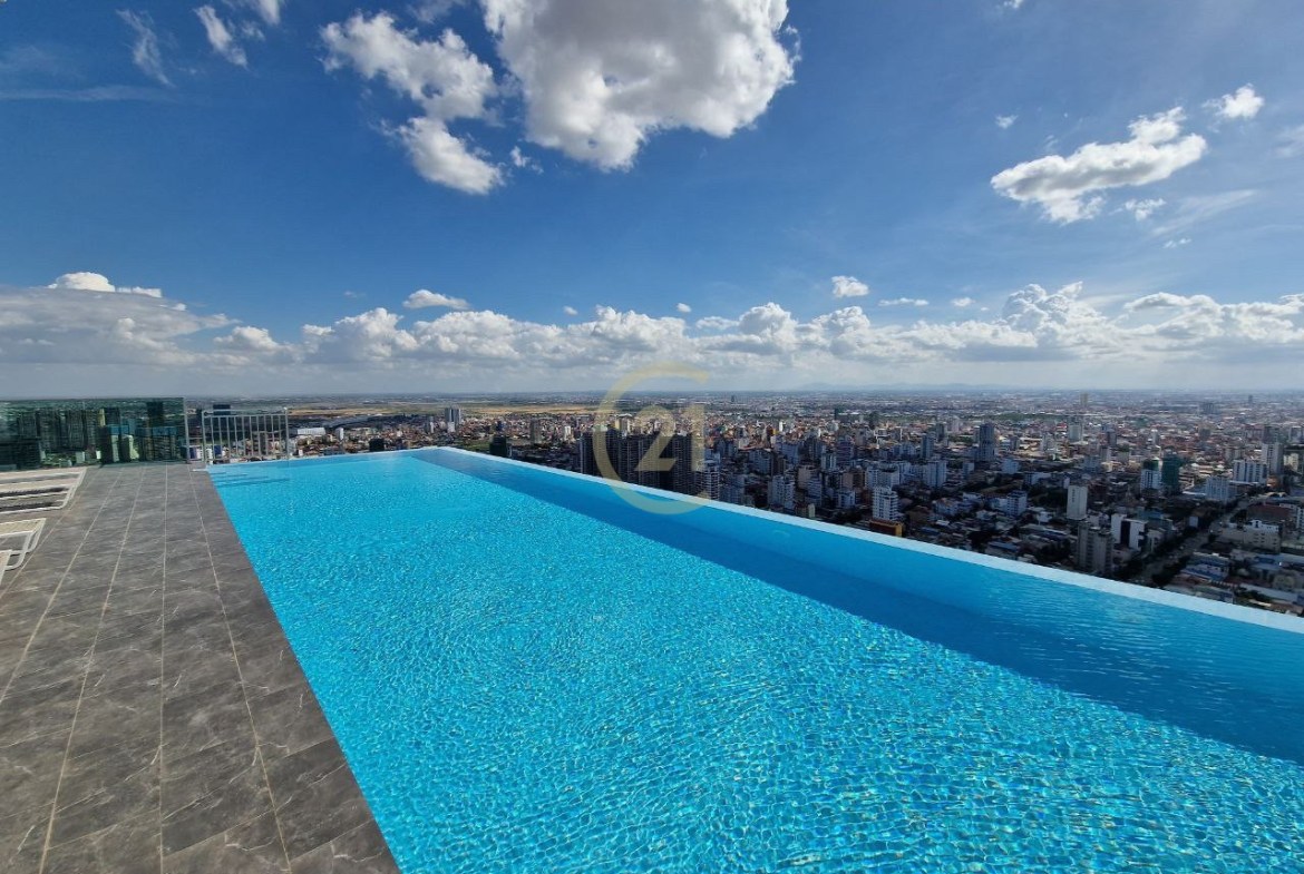 Brand new two bedroom for rent at Bkk1