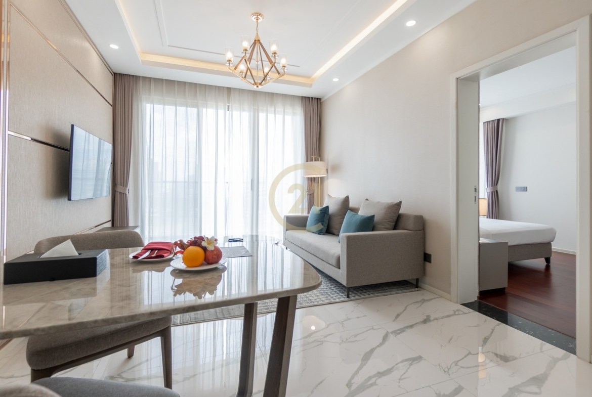Luxury one bedroom for rent with fully furniture
