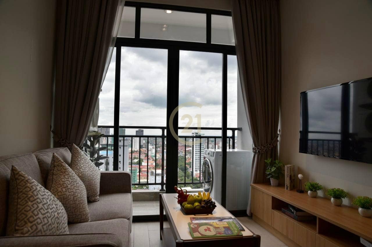 1 bedroom for rent with fully furniture….