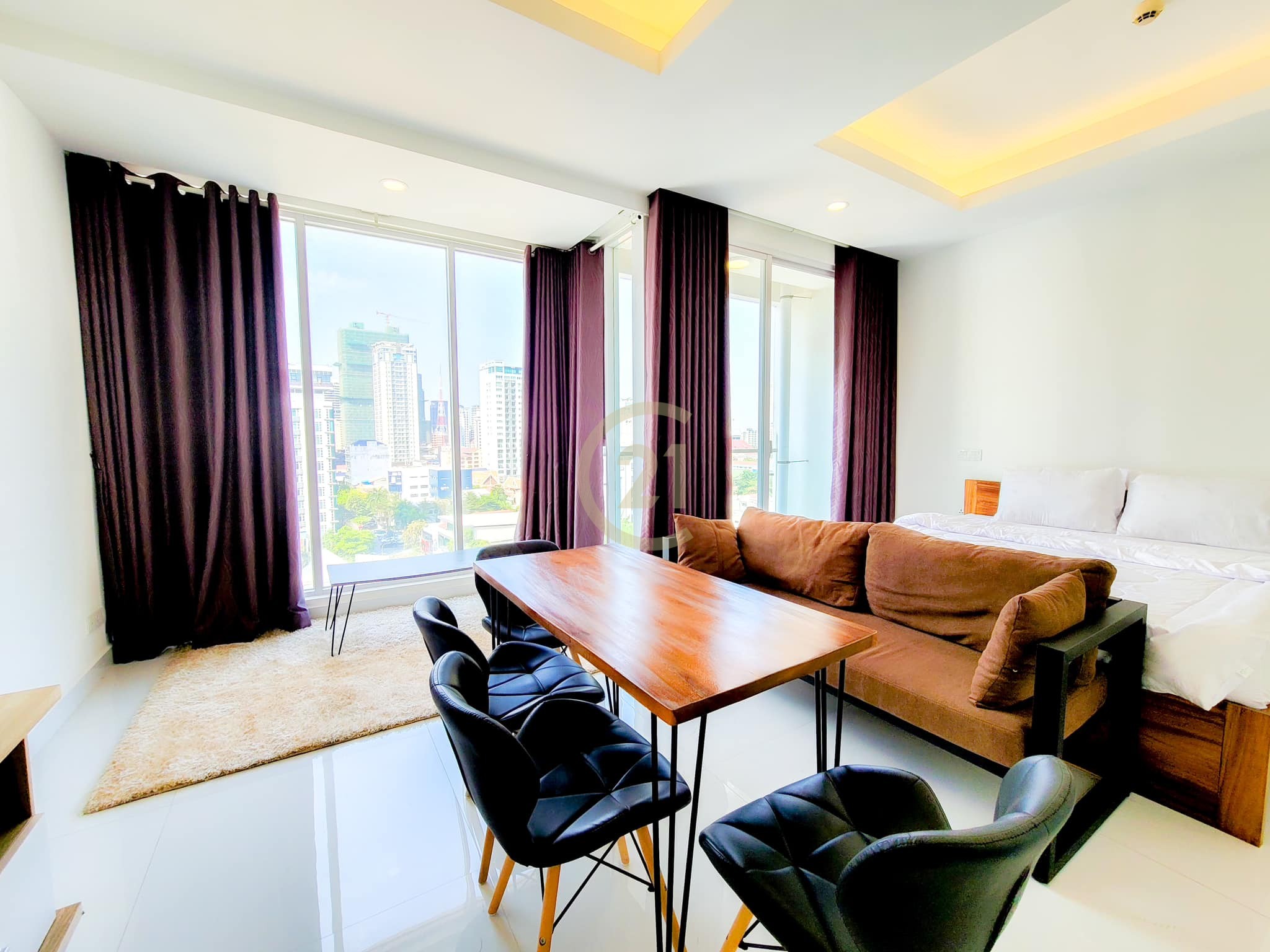 Modern Studio Apartment for rent at BKK1