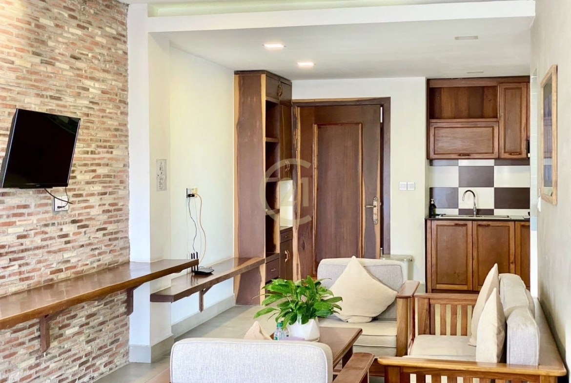 Modern Studio Apartment for rent At Tonle Bassac