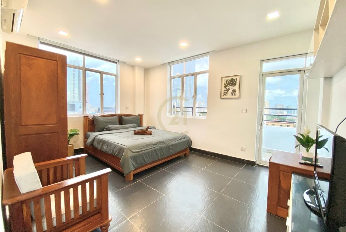 Brand new 1BR for rent at Tonle Bassac