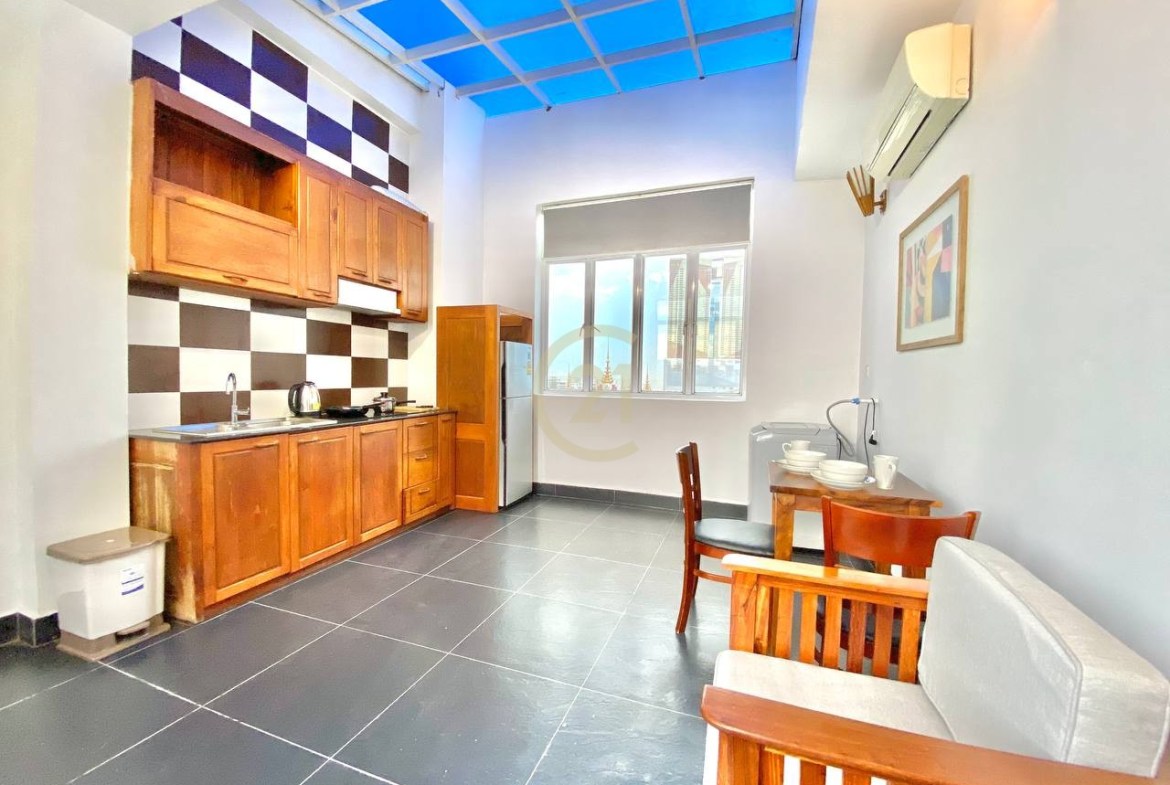 Brand new 1BR for rent at Tonle Bassac