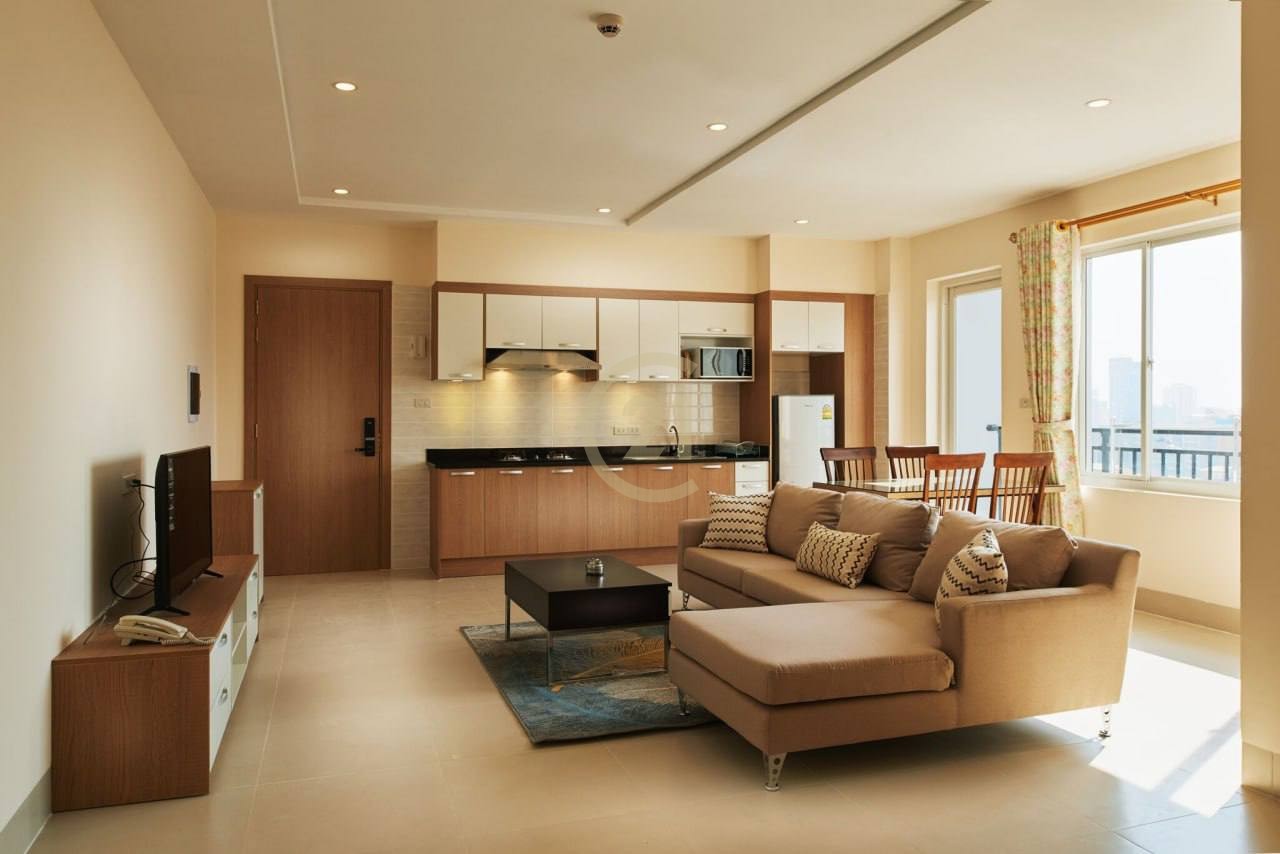 Modern 2 Bed Apartment for rent at Doun Penh