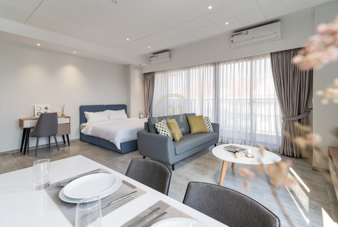 Studio Apartment for rent At Boeng Trobaek
