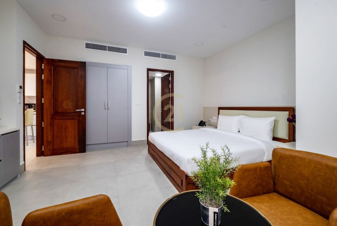 One-Bedroom Serviced Apartment for rent in BKK1