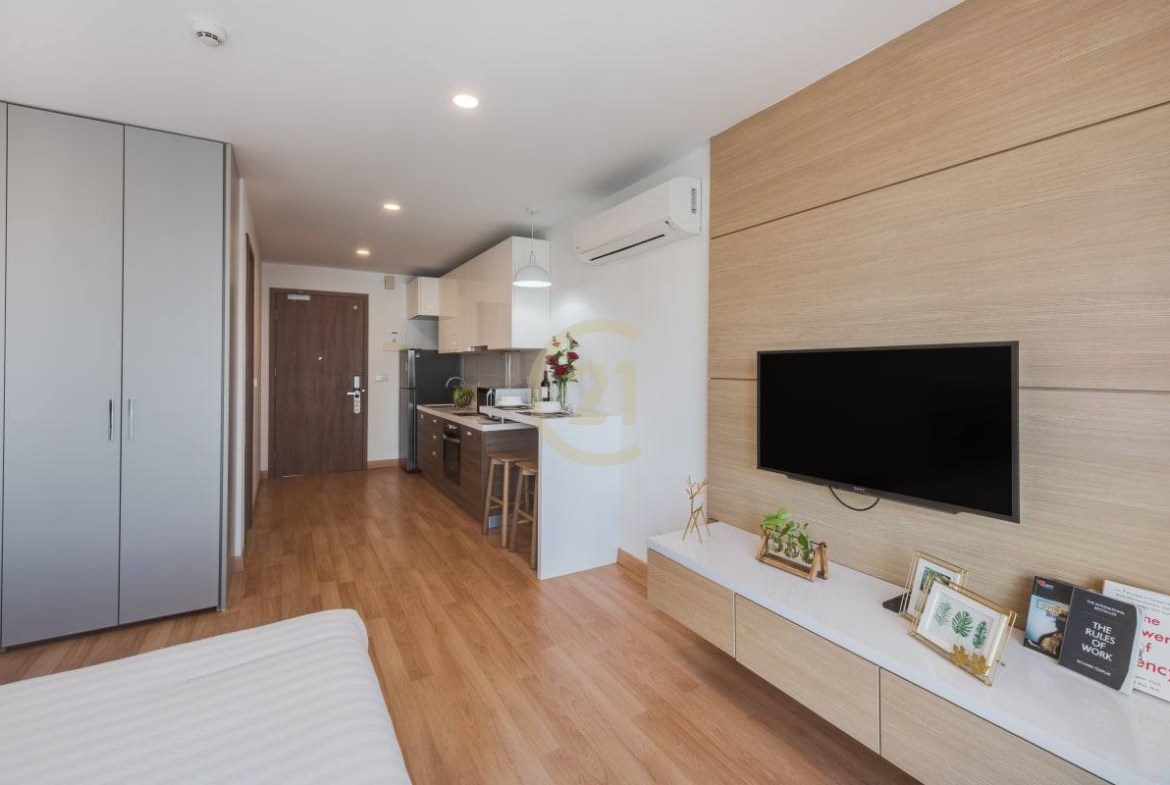 Modern Studio Apartment for Rent At Bassac Land