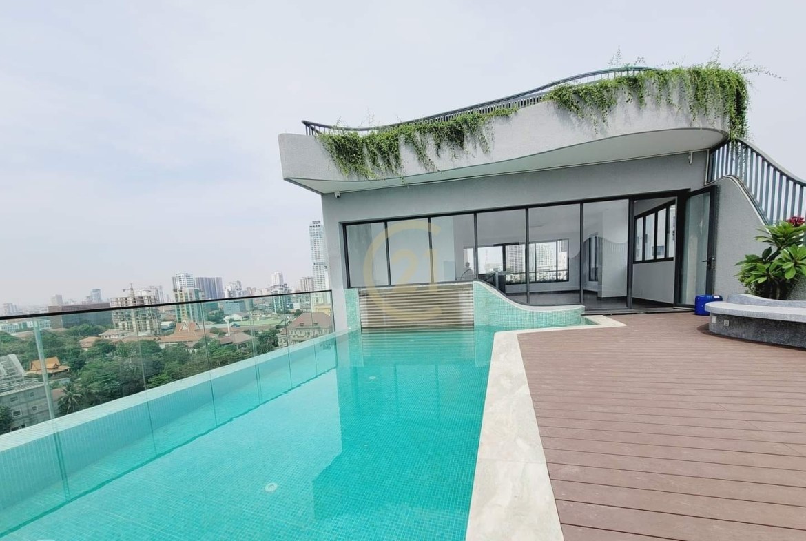 Brand New Studio Apt for rent at Tonle Bassac