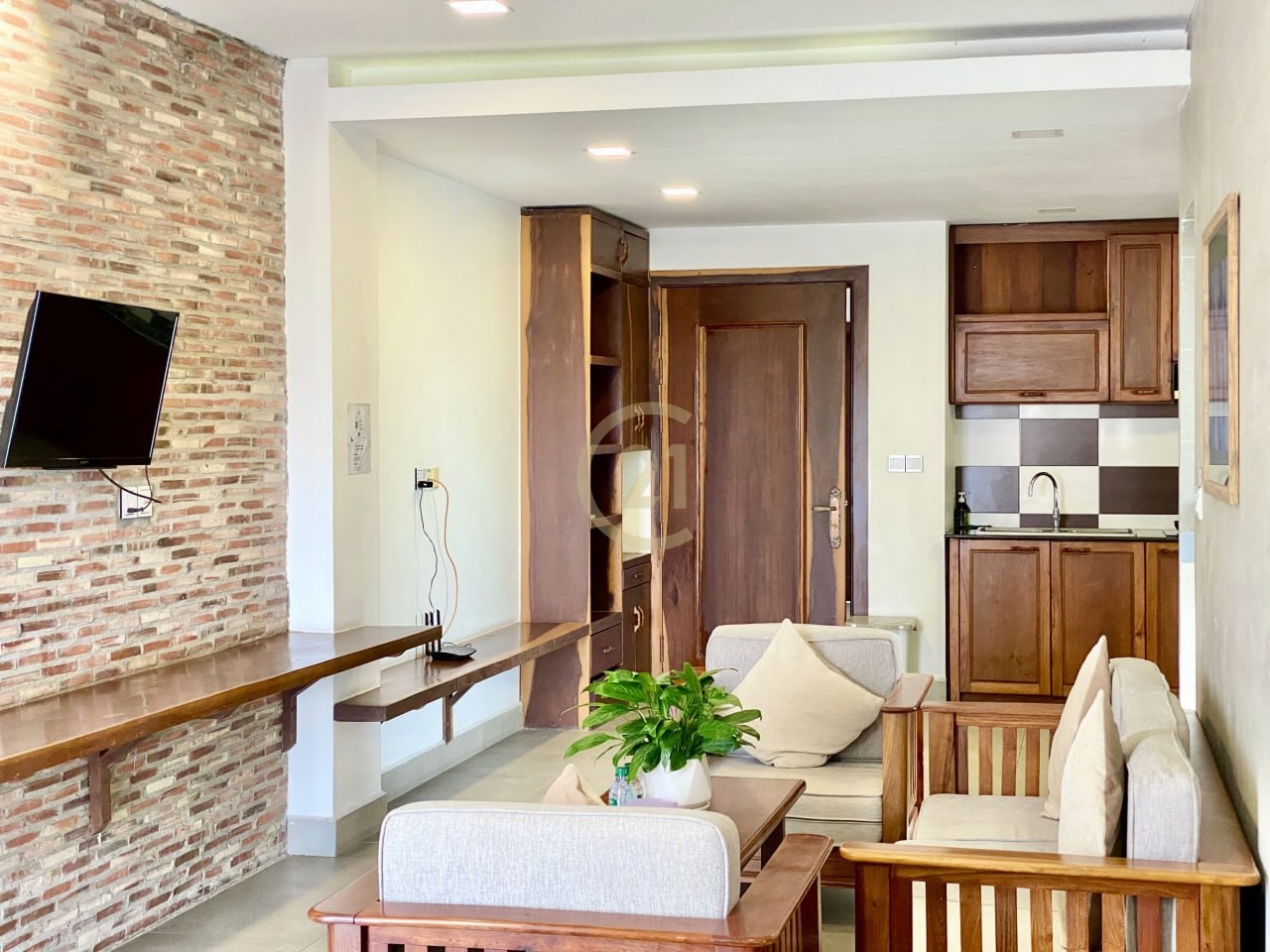 Best Studio for rent at Bassac Land