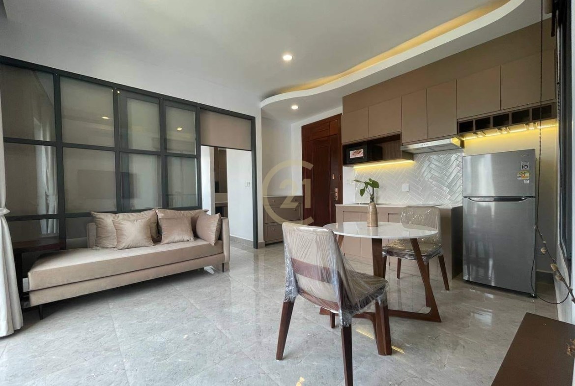 Brand New One Bedroom Apt for rent at Tonle Bassac
