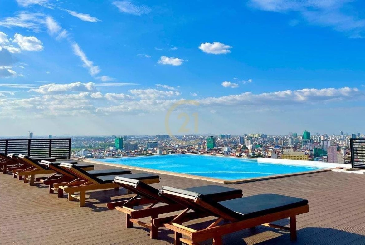Brand new 01BR for rent at Beoug Tompon