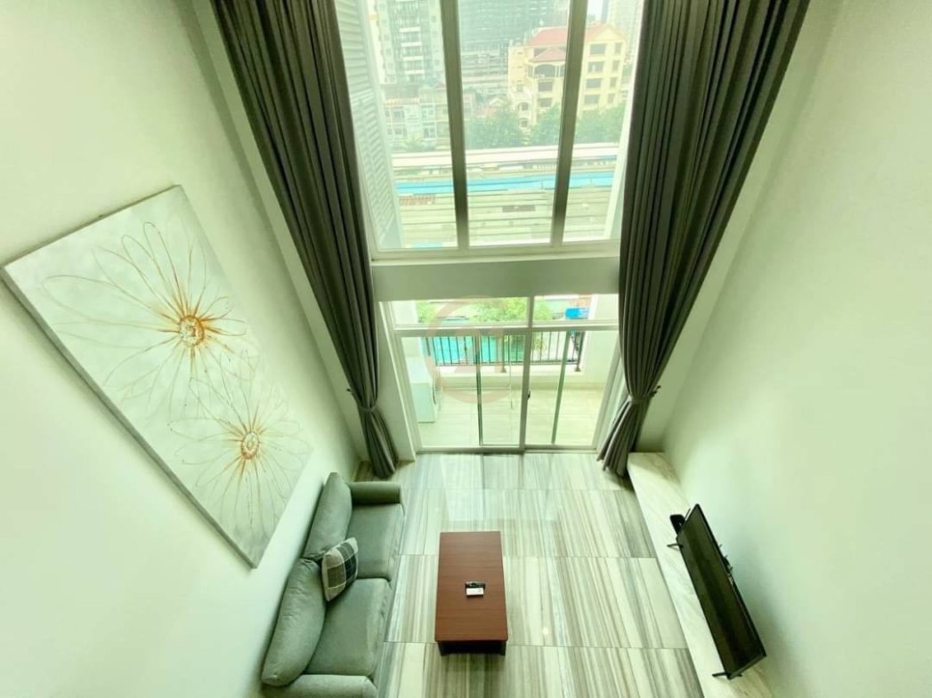 Duplex One bedroom for rent at BKK1