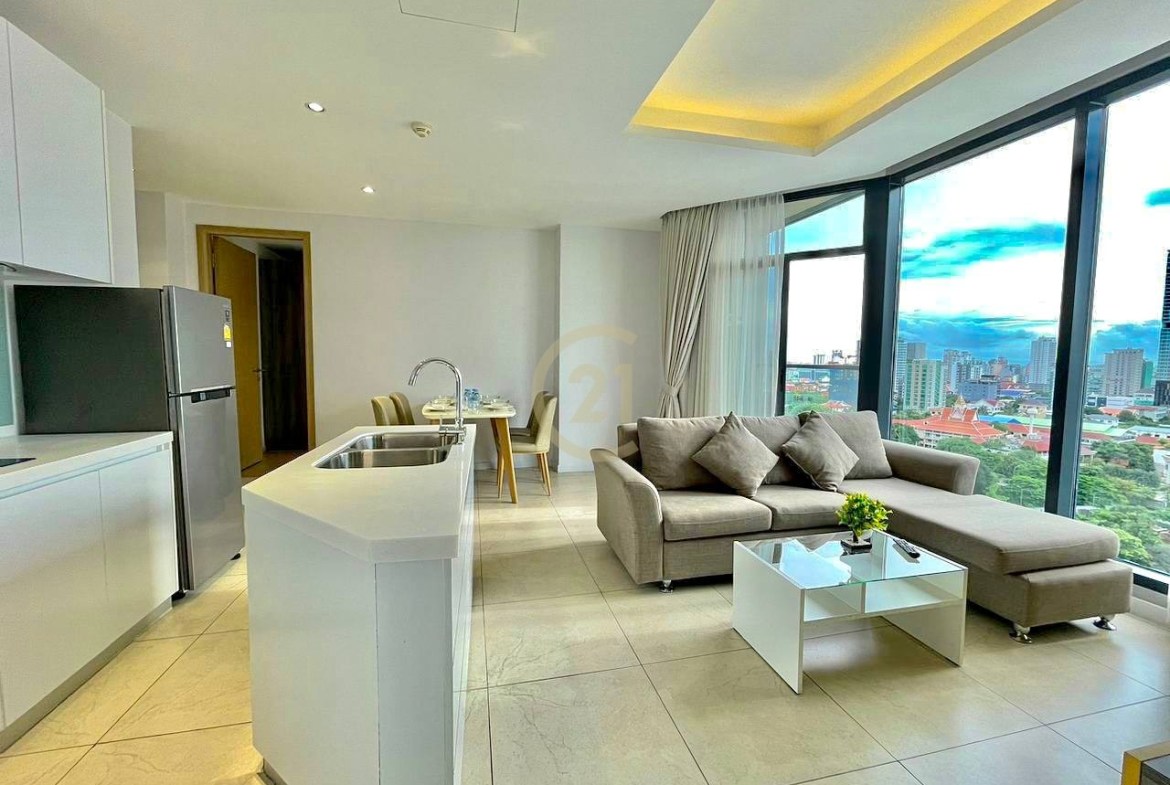 3 Bedroom For Rent At Tonle Bassac