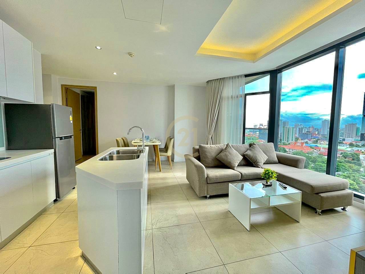 3 Bedroom For Rent At Tonle Bassac