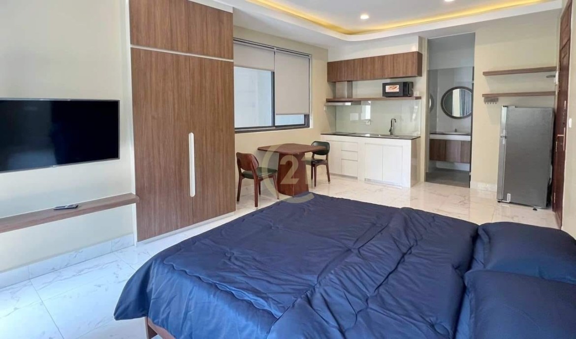 Studio Apartment for rent at Tonle Bassac