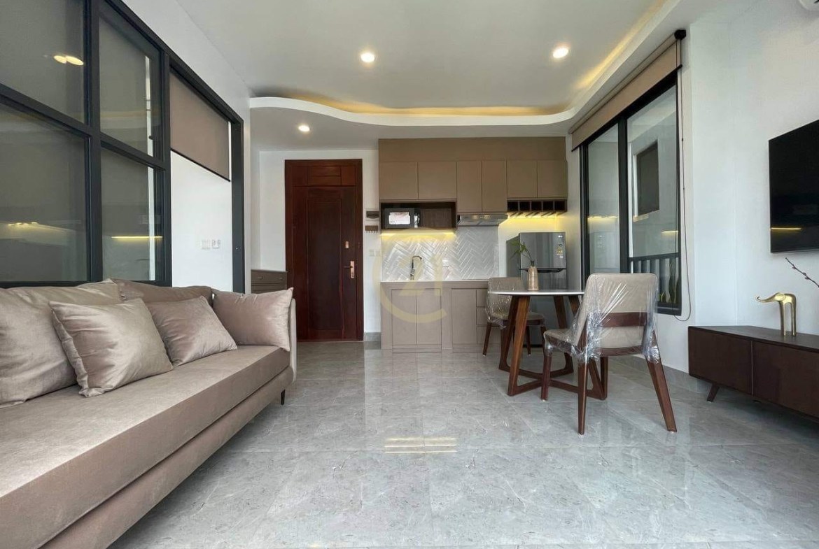 Brand New One Bedroom Apt for rent at Tonle Bassac