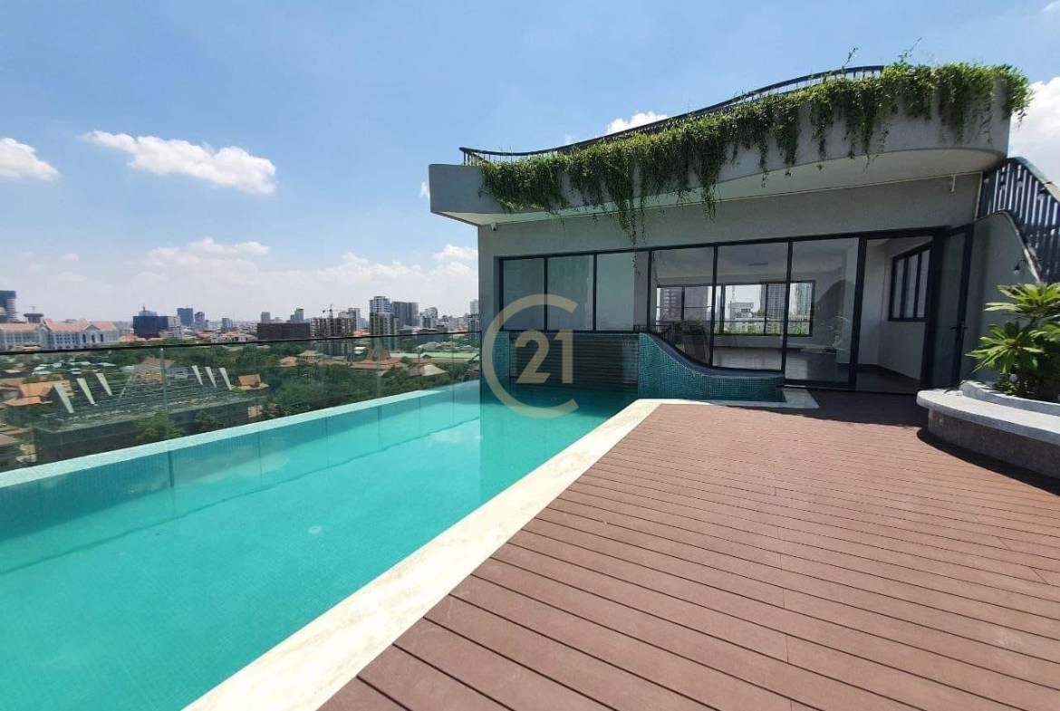 Studio Apartment for rent at Tonle Bassac