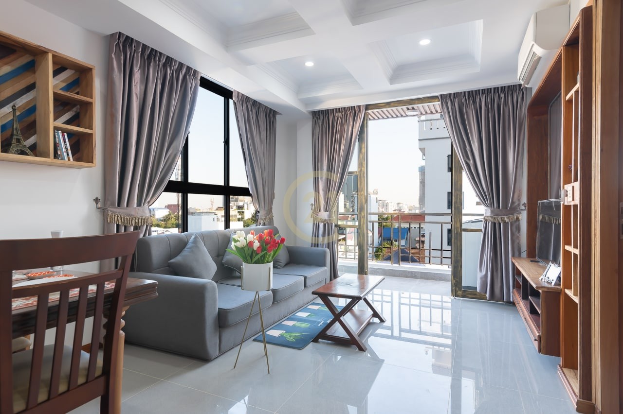 Brand new 01BR for rent at Dunh Penh