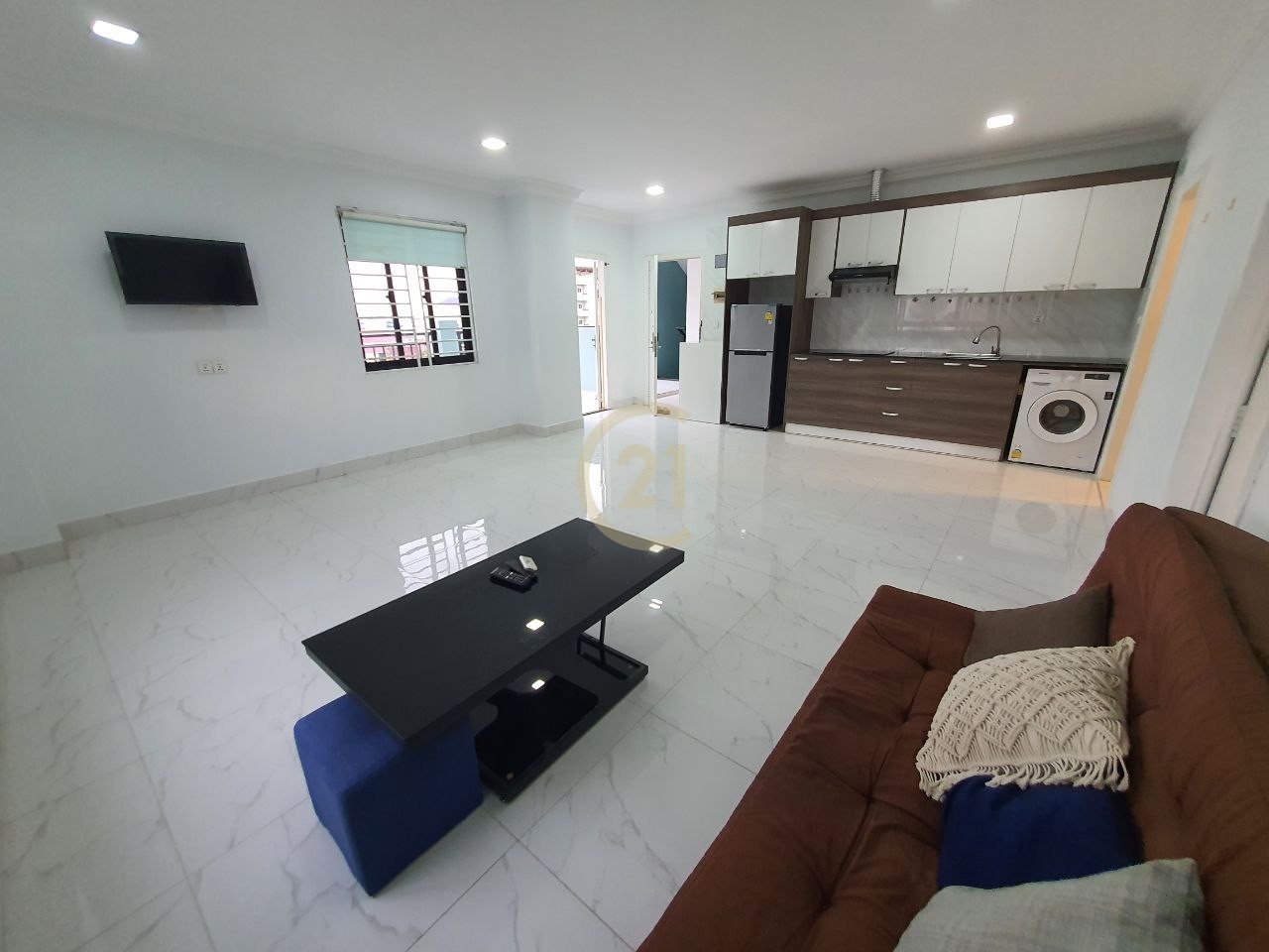 Spacious one bedroom for rent with big balcony