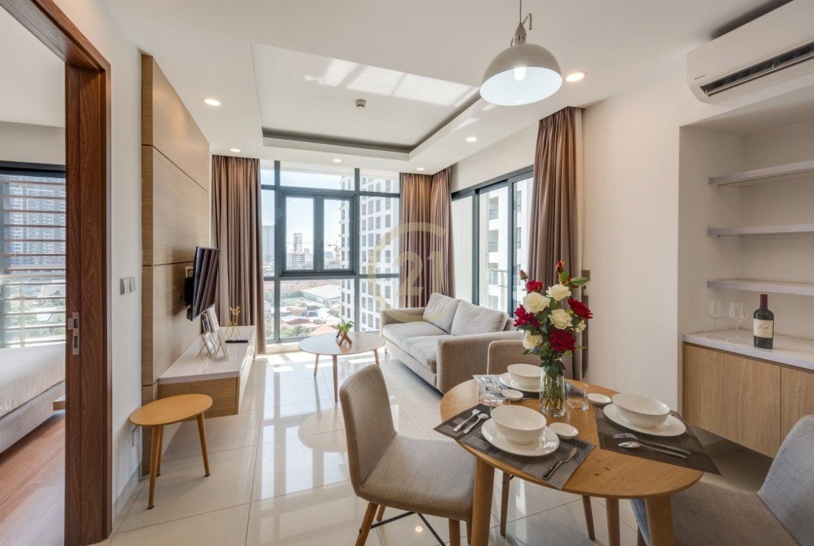 One bedroom for rent at Tonlebassac