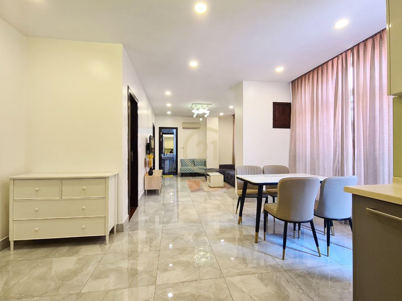 2 Bedroom Apartment For Rent at Wat Phnom