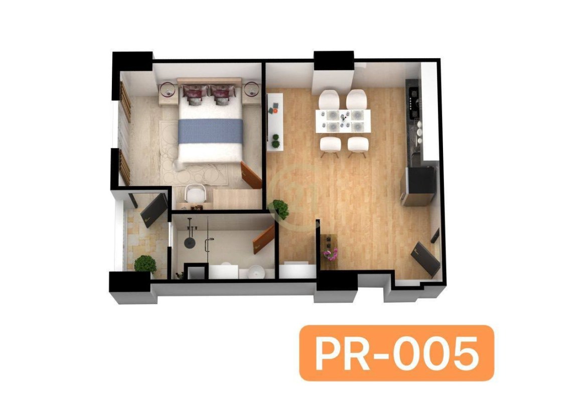 1 Bedroom Apartment For Rent at BKK2