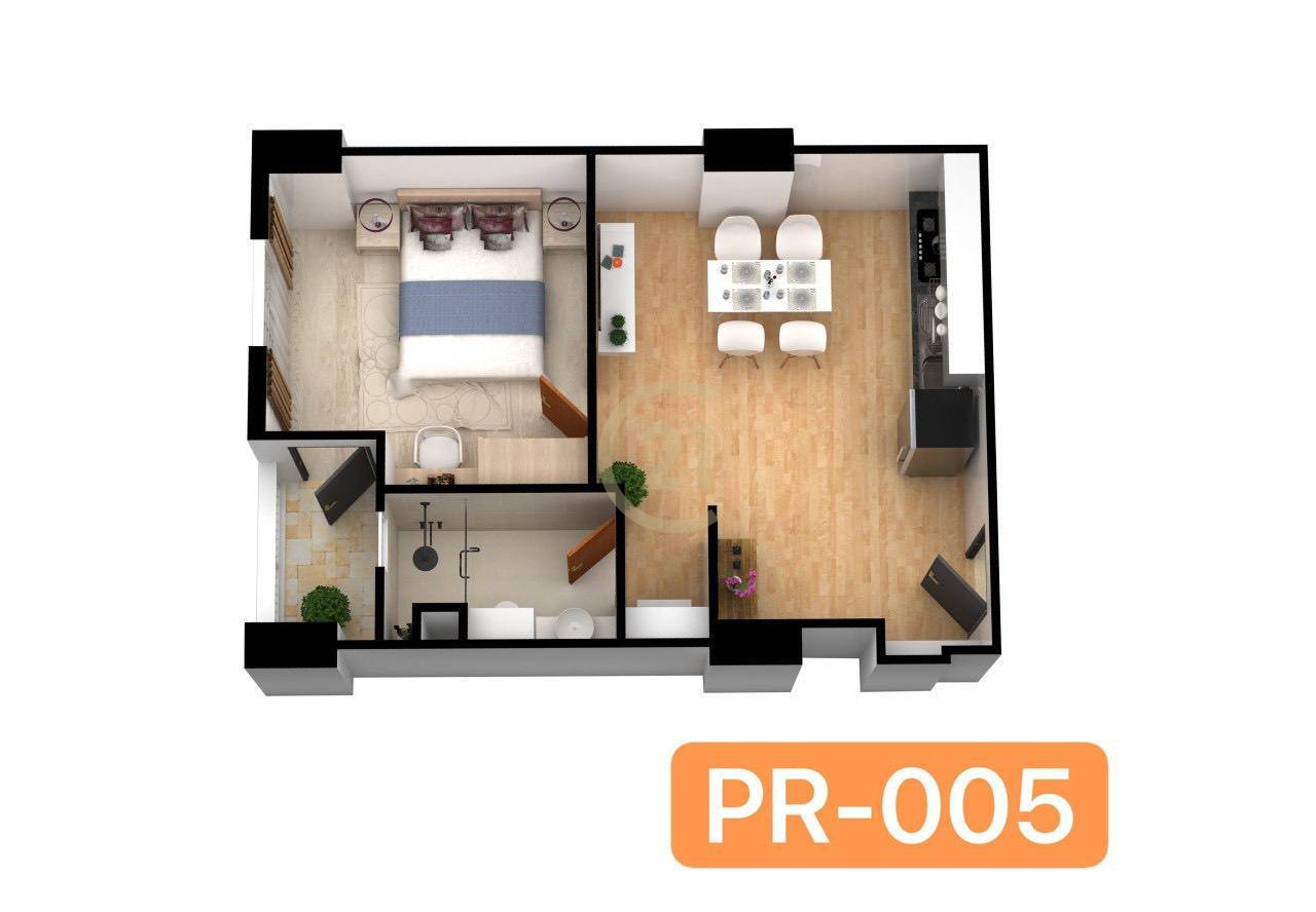 1 Bedroom Apartment For Rent at BKK2