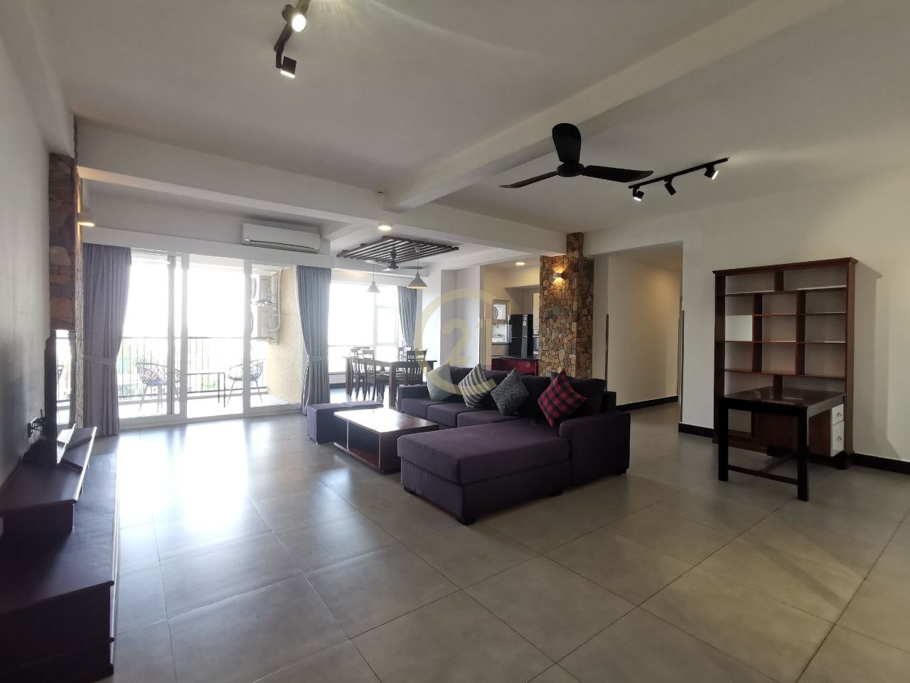 Specious 3 Bedroom For Rent at Chamkar Mon