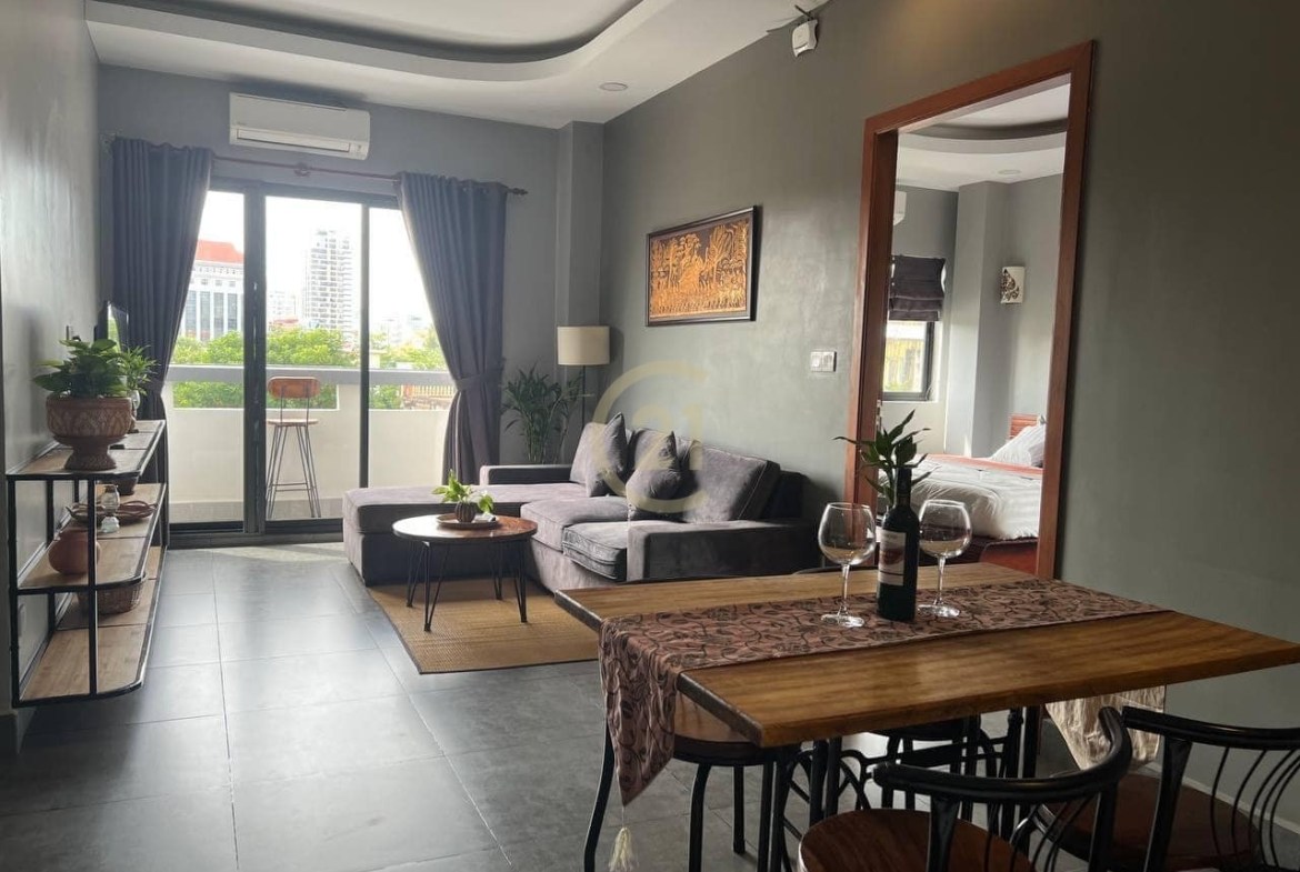 Brand New 1 Bedroom For Rent at Tonle Bassac