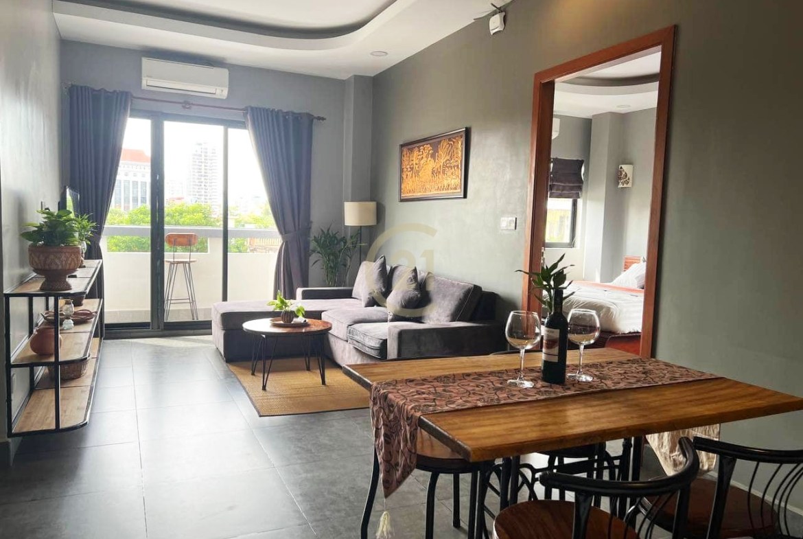 Brand New 1 Bedroom For Rent at Tonle Bassac