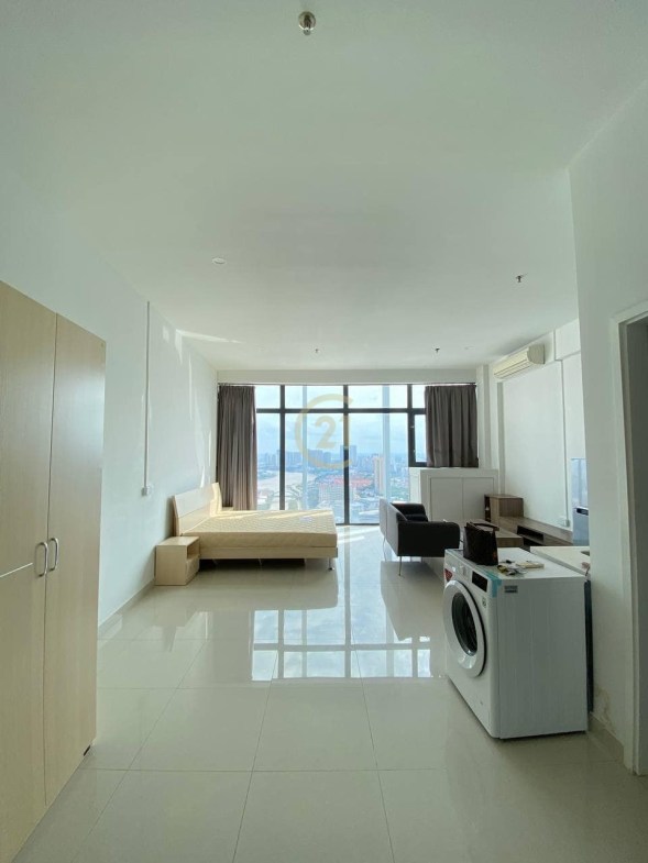 Studio Room Condo for Rent at Tonle Bassac