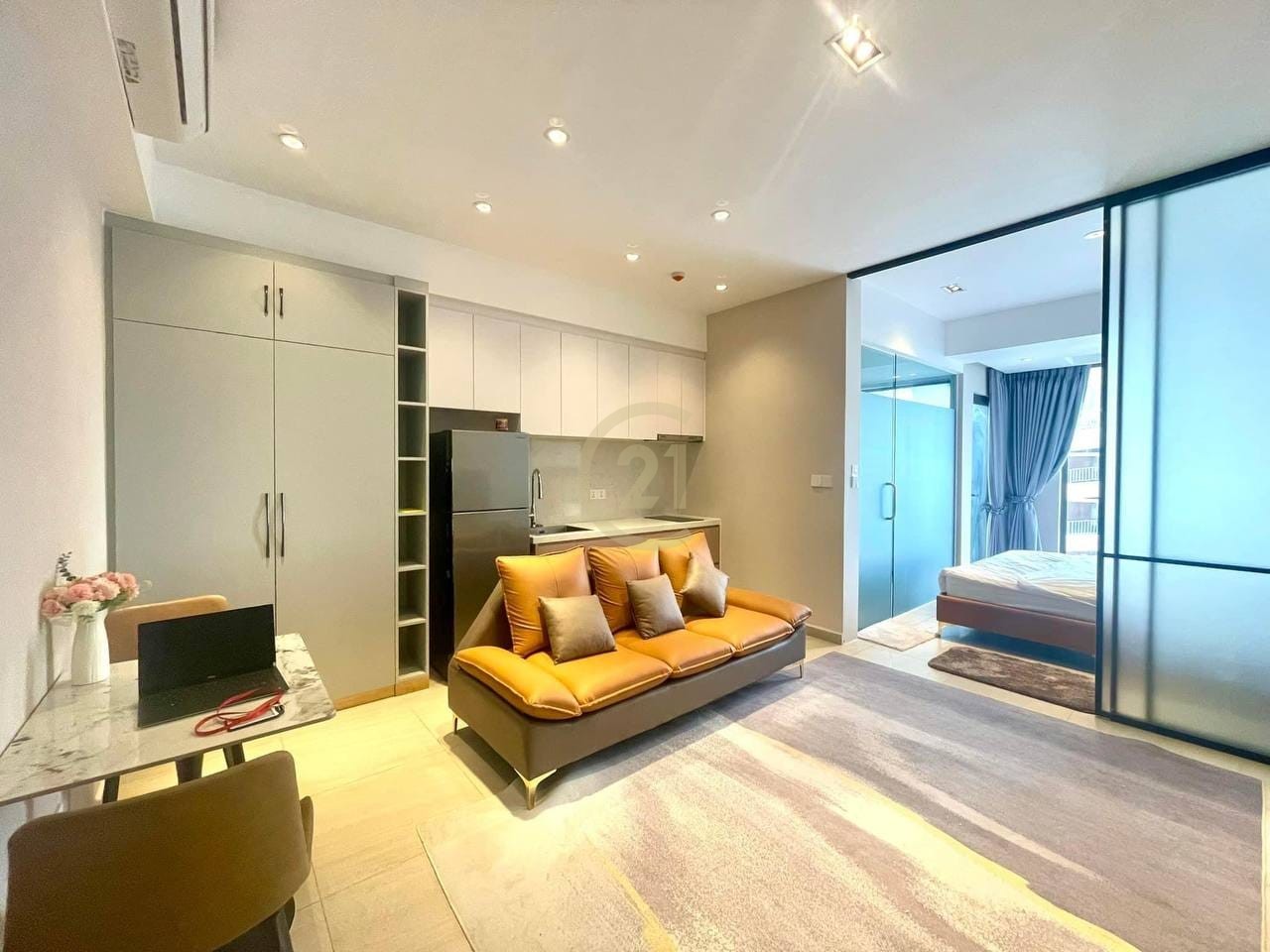 One bedroom for rent with fully furniture