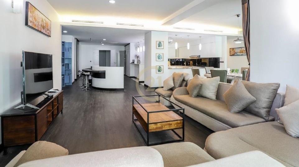 Lovely 03 Bedroom For Rent At Tonle Bassac