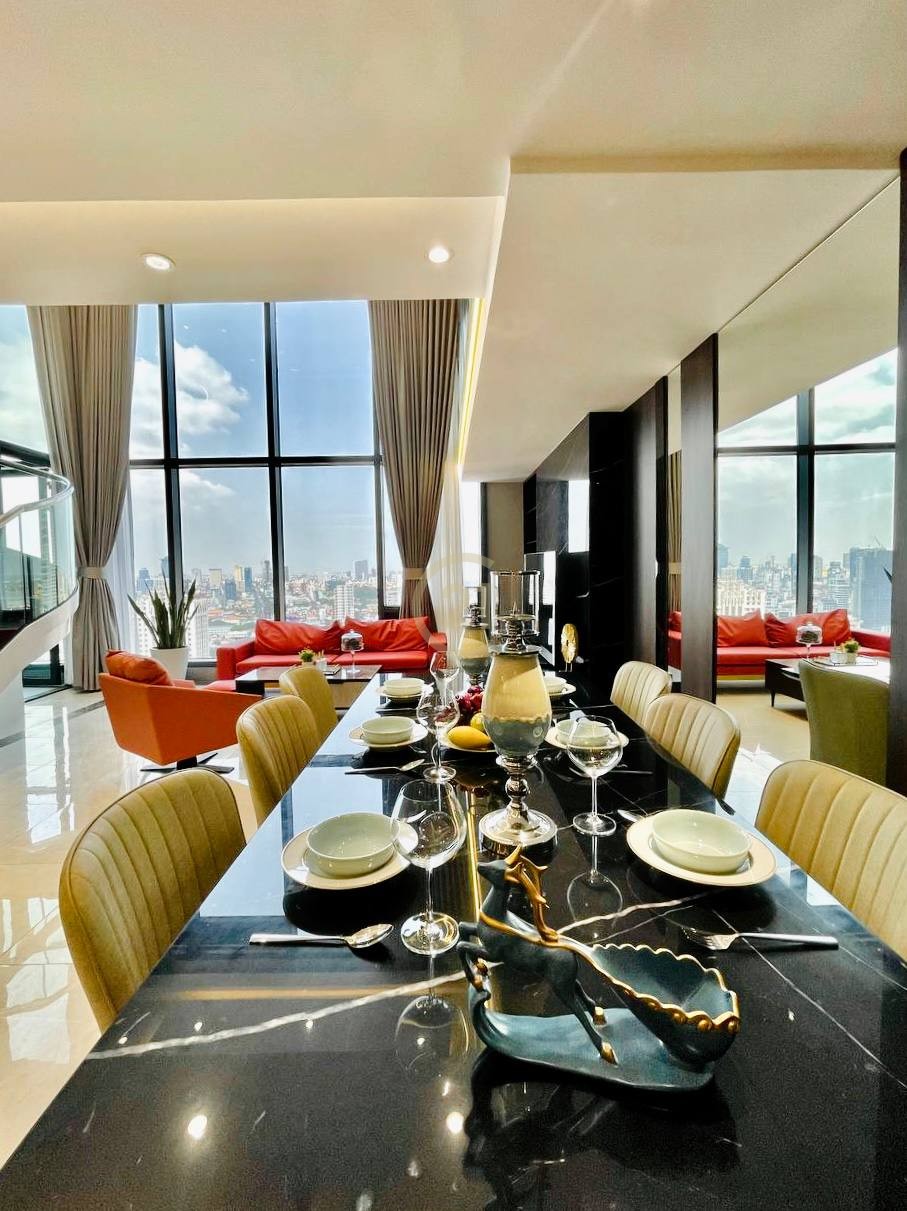 Nice Duplex Penthouse Three Bedroom For Rent At Tonle Bassac