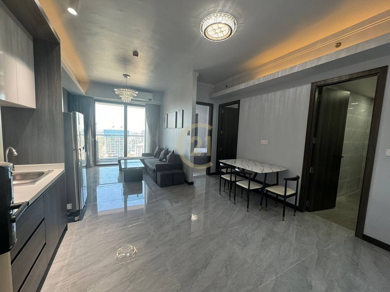 Condo 2 Bedroom for rent at Agile BKK1