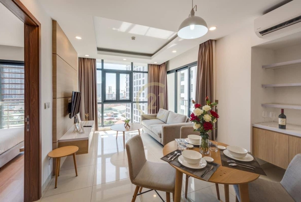 Cozy 1 Bedroom For Rent at Chamka Mon